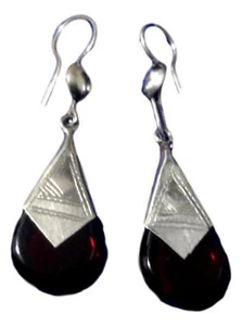 Handcrafted  African Tuareg  Berber Artisan Earrings - Picture 1 of 7