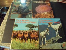 4 Encyclopedia of the Animal World 1,7,8,15 1972 HC ID:76602