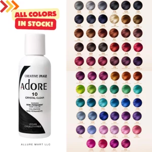 ADORE by Creative Image Semi Permanent Hair Dye 4 oz ALL COLORS | FREE SHIPPING - Picture 1 of 66