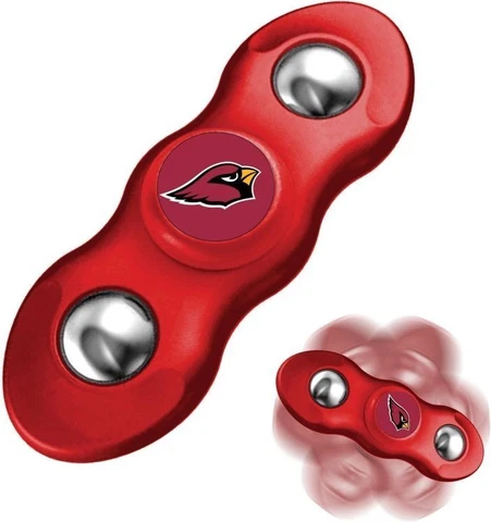New 2 in 1 NFL Arizona Cardinals Flik Fidget Spinner and Rollng Fidget Balls Cover