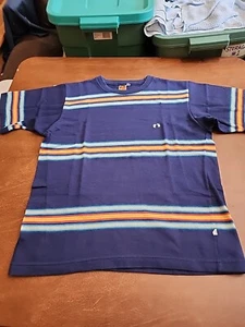 Vintage Hang Ten MEDIUM S/S Blue Hawaii Surfer Beach Life Blue Shirt EUC. SB4 - Picture 1 of 10