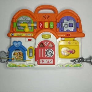 VTech Latches and Doors Busy Board Interactive Learning Toy 5174 EUC Tested!  - Picture 1 of 7