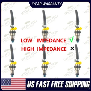 6x Fuel Injectors 0280150154 For Jaguar XJ6 Vanden Plas 1979-1987 - Foto 1 di 6