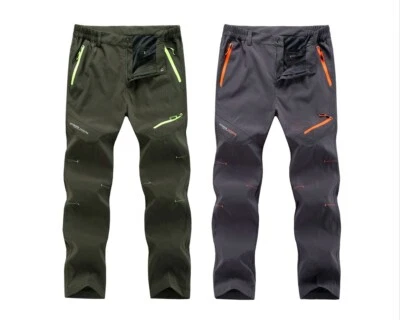Mens Lightweight Quick Dry Travel Adventure Hiking Trekking Pants Trousers    - Image 1 of 4
