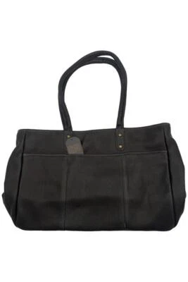 Bolso de mano de cuero Le Donne Traveler café Foto 1 de 2