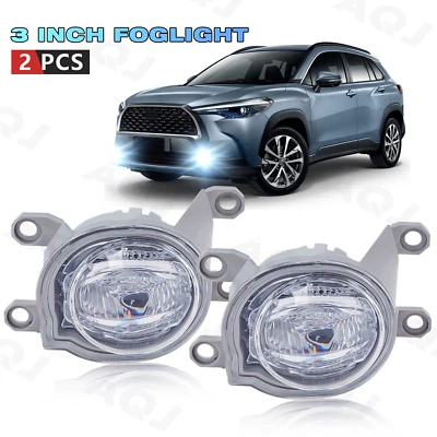 For Toyota Corolla Cross 2022 2023 2024,3 inch Led Fog Light Assembly White - Image 1 of 4