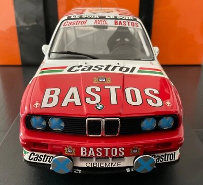 Bmw M3 Bastos n.2 24h Spa 1991 1/18 IXO - Immagine 1 di 4