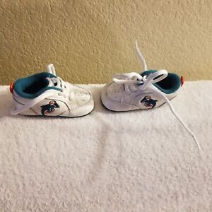 MIAMI DOLPHINS SHOES - BABY/TODDLER 0-18 MONTHS - THROWBACK-GROUND LEVEL- NO BOX