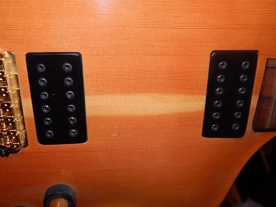 HECHO A MANO POR Kent Armstrong PAF Humbucker con postes ajustables conjunto par puente cuello Foto 1 de 4