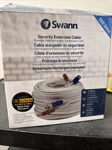 Swann Security Extension Cable 200ft/60m Comp 4K Ultra HD 1080P SWPRO-60ULCBL - Picture 1 of 2