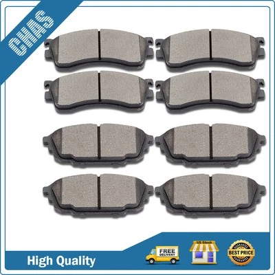 Front + Rear Ceramic Brake Pads For Mazda Protege DX ES LX Protege5 2001 - 2003 - Image 1 of 4