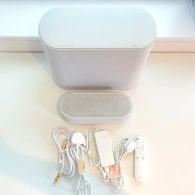 LG QP5 Wireless Soundbar - Dolby Atmos QP5W - Compact Subwoofer WHITE - RRP £699 - Image 1 of 4