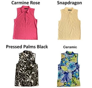 Rafaella Women's Soft Sleeveless Zipper Fashion Top - Picture 1 of 9