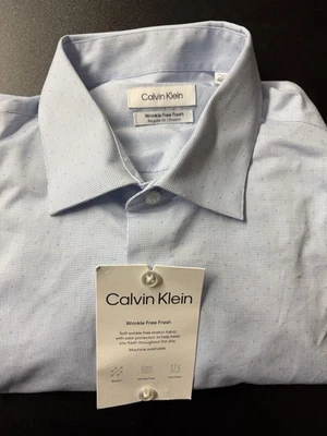 Calvin Klein Men's Wrinkle Free Dress Shirt XL - Image 1 of 4