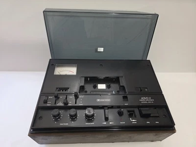 Advent Model 201A Stereo Cassette Player Recorder VTG Wood Grain W Cover - Image 1 of 4