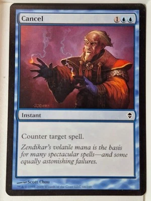 Cancel - Zendikar - Magic the Gathering MTG Nice! - Image 1 of 3