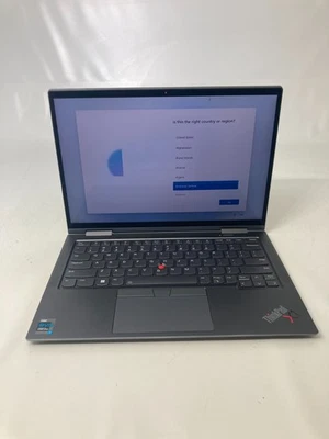 Lenovo Thinkpad X1 Yoga Gen 6 i7 1185G7 3.0GHz 16GB 512GB Win 11 Pro TOUCHSCREEN - Image 1 of 4