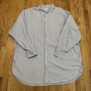 Brooks Brothers Traditional Oxford Cloth Button Down Shirt 19-35 Stripe OCBD USA - Bild 1 von 9