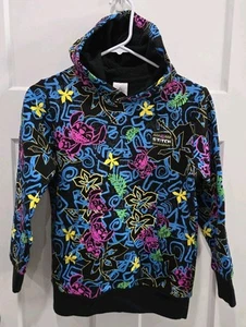 Disney Store Stitch Hoodie Blumen Neon Kinder 11/12 - Bild 1 von 3