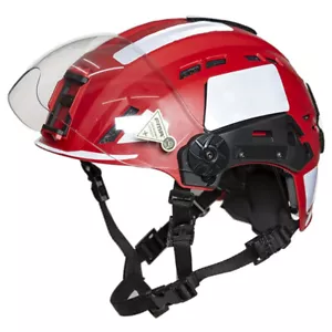 FMA ABS Tactical Rescue Helmet Fire Safety Emergency Fireproof Red Color - Picture 1 of 19