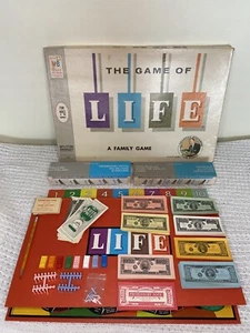 VINTAGE The Game of Life 1960 First Edition Complete Milton Bradley Board Game🎲 - Picture 1 of 18