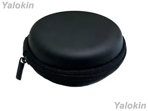 Black Leather Hard Travel Carrying Case for Coins Currency Keys Remotes Lighters - Picture 1 of 7