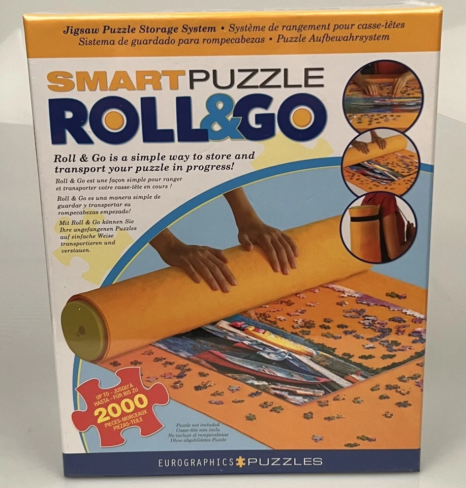 Smart Puzzles Roll & Go Puzzle Mat • Holds 2000 Pcs • NEW• FACTORY SEALED • - Image 1 of 1