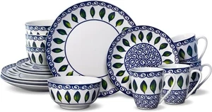 Mikasa Vienna 16 Piece Dinnerware Set | Elegant and Lightweight White Porcelain - Picture 1 of 4