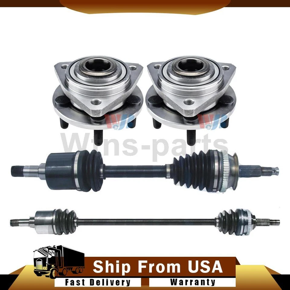 4X KIT DE COJINETE DE RUEDA JUNTAS DE EJE CV DELANTERO SE ADAPTA A BUJE DE ALTA RESISTENCIA DODGE STRATUS 2000 Foto 1 de 4