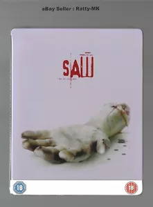 SAW - UK EXCLUSIVE BLU RAY STEELBOOK - NEW & SEALED - Picture 1 of 6