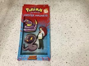 1999 Vintage Very Rare Pokemon Master Magnet Team Rocket Jessie,Arbok,Ekans - Picture 1 of 11