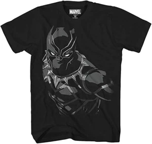 Marvel Avengers ☆ Black Panther Boys' Panther Creep T-Shirt ☆ Sizes 4-18 - Picture 1 of 1