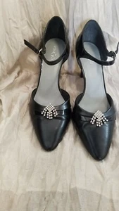 Shoe Clips Vintage rhinstone costume jewelry 《80's Shoe Bling》 - Picture 1 of 5