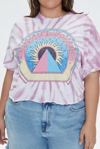 Camiseta corta Forever 21 Pink Floyd talla grande para mujer talla 1X - Imagen 1 de 3