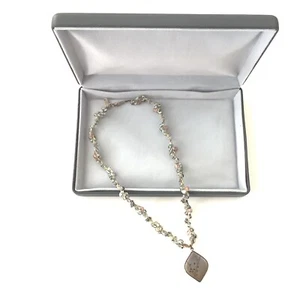 Authentic Holly Yashi Beaded Pendant Necklace With Sterling Silver Clasp - Picture 1 of 15