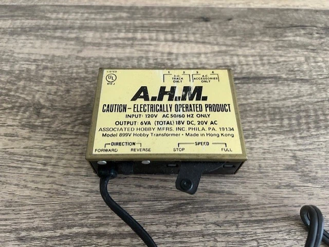 AHM OEM HO SCALE LINE POWER PACK 889V MODEL RAILROAD TRAIN - Image 1 of 1