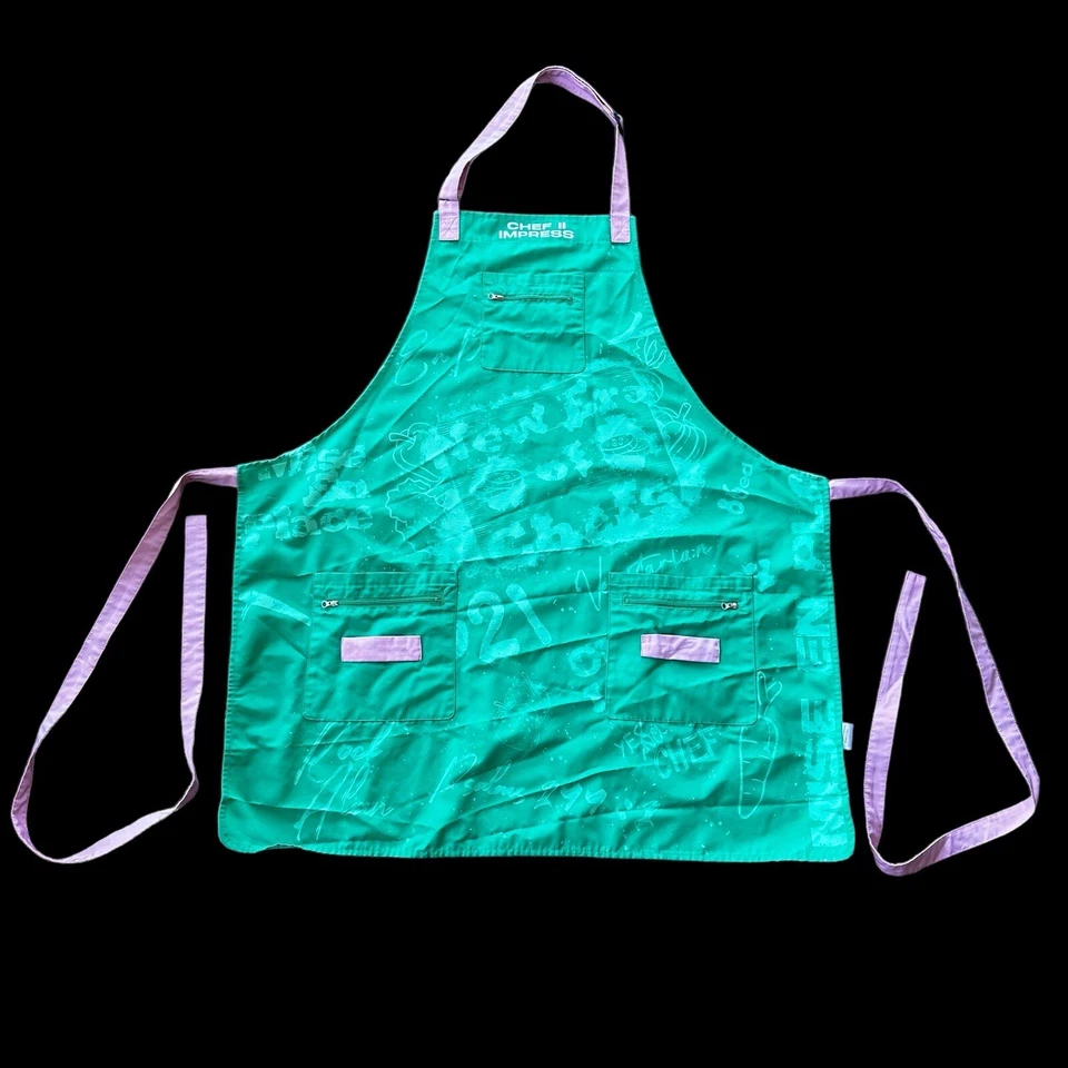Avental New Era Chef 2 II Impress rosa bolsos exclusivos ajustável profissional - Imagem 1 de 4