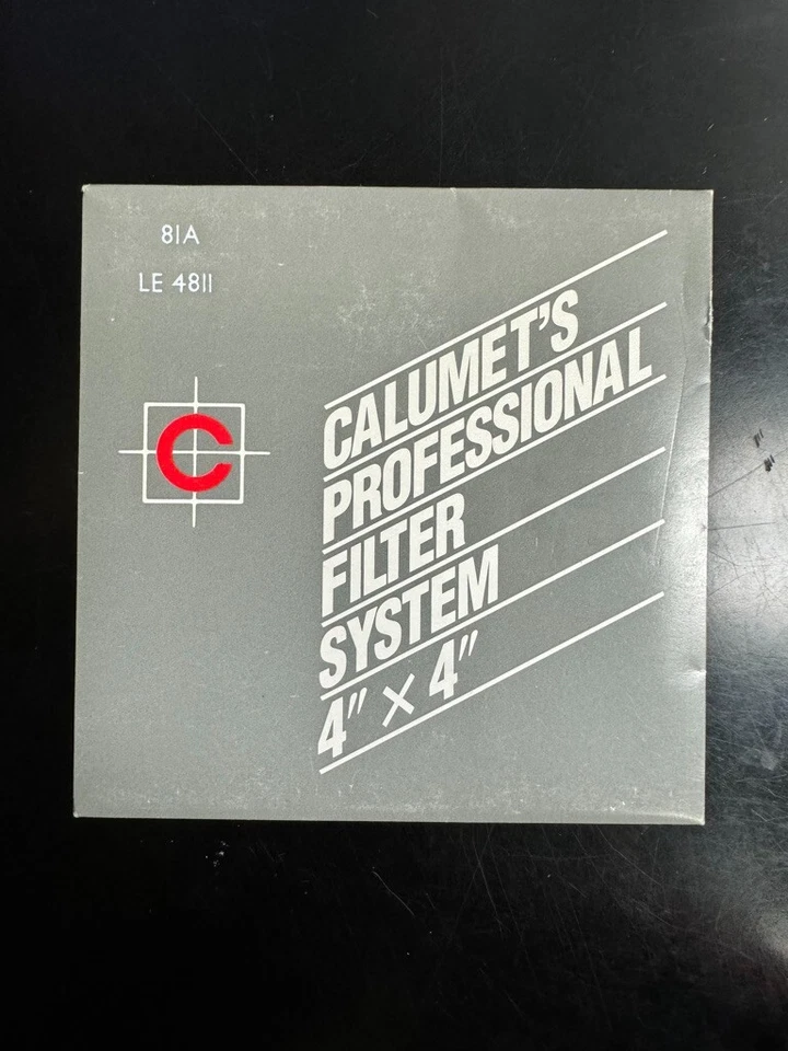 Calumet 4"x4" Professional Photography filter (81A) - Image 1 of 1