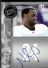 2011 Press Pass #PPS-NP Niles Paul Autographs Silver