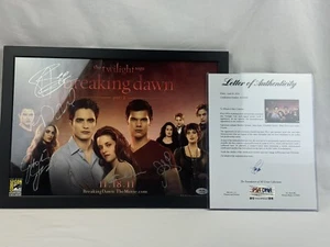 The Twilight Saga Breaking Dawn Teil 1 Signiertes Poster von Cast SDCC 2011 SELTEN PSA - Bild 1 von 22