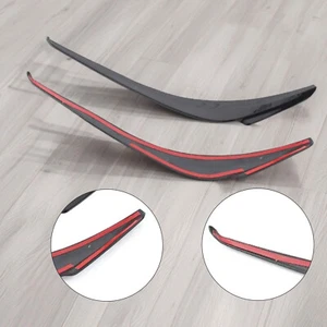 For Toyota Corolla 2020-2024 Front Headlight Eyebrow Eyelid Strip Glossy Black3Z - Picture 1 of 15