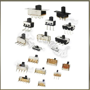 2,3-Stellig Mini Schiebeschalter SPDT 1 ,2 UM Umschalter EIN Aus Mikro Löten SMD - Picture 1 of 15