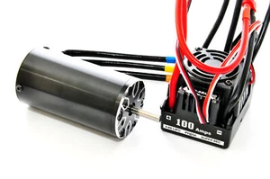 NEW HoBao 1/8 Waterproof 100A ESC/2000KV Motor Set Hyper GTS/GTB/VS FREE US SHIP - Picture 1 of 1