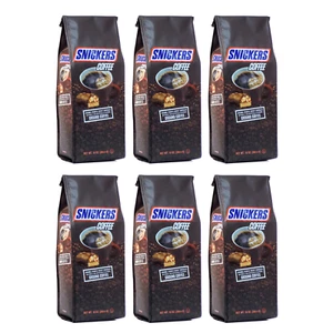 Café molido caramelo, cacahuetes, turrón y chocolate Snickers, bolsa de 10 oz, paquete de 6 - Imagen 1 de 5