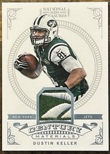 2012 National Treasures Dustin Keller #77 Century Materials Patch 1/1
