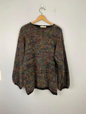 Suéter de hilo metálico vintage Gloria Knitwear, de gran tamaño, talla pequeña, años 60 Foto 1 de 4