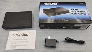 TRENDnet TEG-S350 5 -Port Unmanaged 2.5G Ethernet Switch - FREE SHIPPING! - Picture 1 of 3