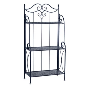 Metal Foldable 3-Tier Plant & Home Décor Display Stand Rack / Book Shelf - Picture 1 of 5