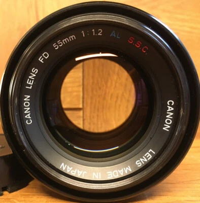 *CLA'd : Near Mint* Canon FD 55mm F/1.2 Blue AL S.S.C Aspherical Lens From Japan - Image 1 of 4