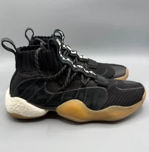 Adidas Mens Crazy BYW PRD Pharrell Black Gum Basketball Shoes Size 10 - Picture 1 of 14